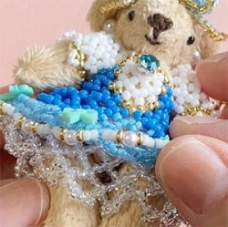 画像4: おめかしテディ〜アンナちゃん〜