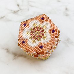 画像4: ペヨーテステッチで編むBOX〜うめ〜