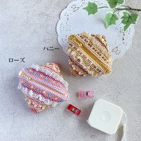 ラブリーなお道具ケース　フリルのスクエアケース