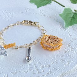 画像4: ビーズステッチで編むアイスとクッキーのバッグチャーム