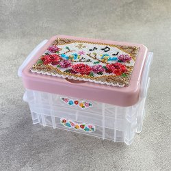 画像1: ビーズステッチで編む手仕事の宝箱