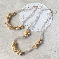 パールのネックレス〜シャンパン〜
